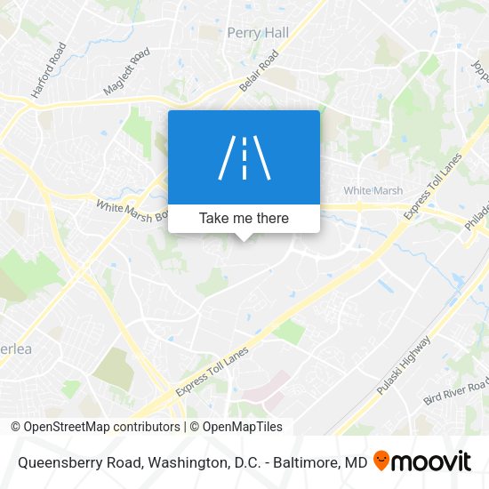 Queensberry Road map