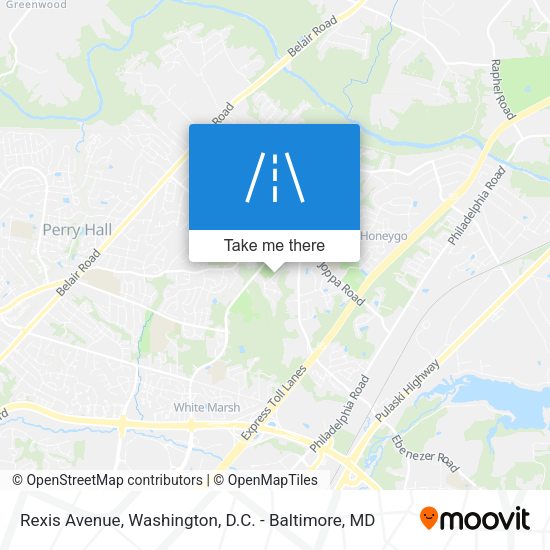 Rexis Avenue map