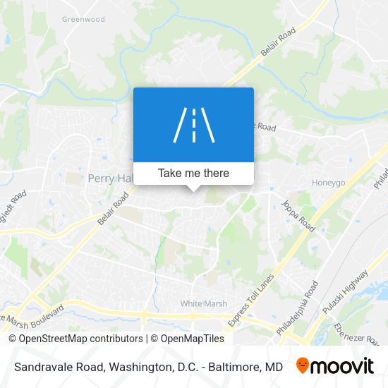 Sandravale Road map