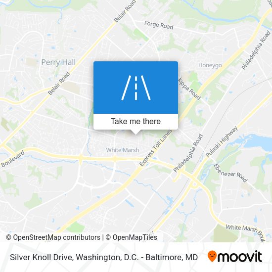Silver Knoll Drive map