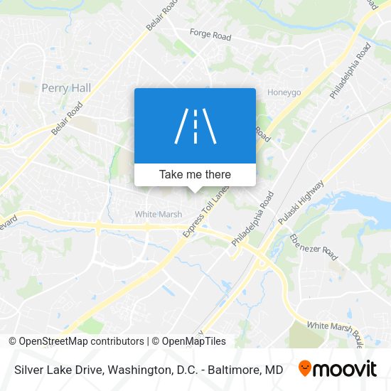 Silver Lake Drive map