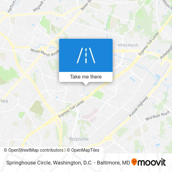 Springhouse Circle map