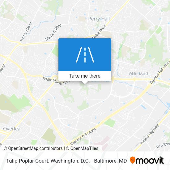 Tulip Poplar Court map
