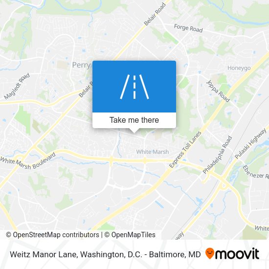 Weitz Manor Lane map