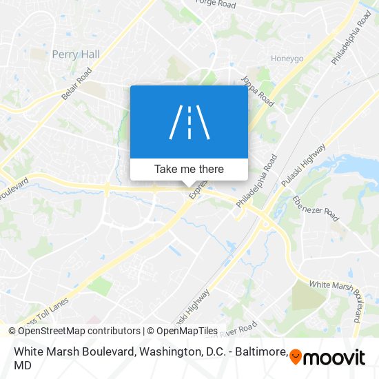 Mapa de White Marsh Boulevard