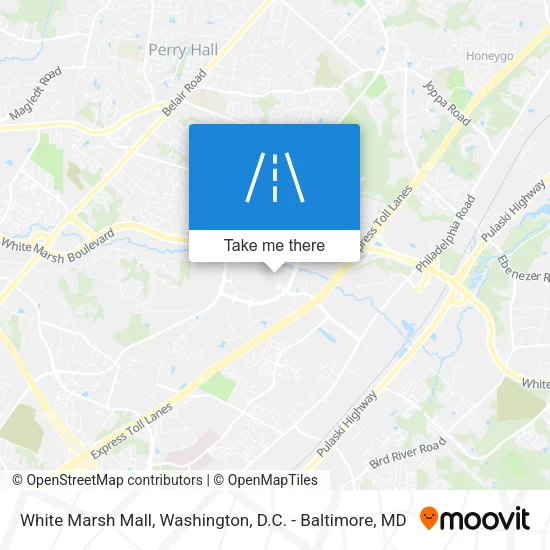White Marsh Mall map