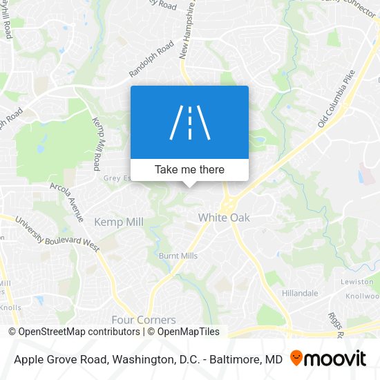 Mapa de Apple Grove Road