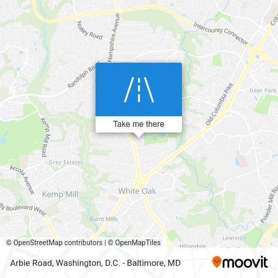 Mapa de Arbie Road