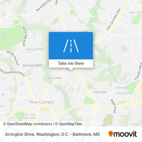 Mapa de Arrington Drive