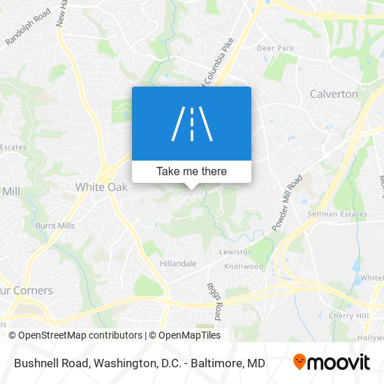 Bushnell Road map