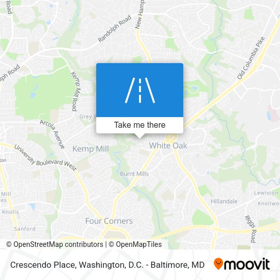 Crescendo Place map