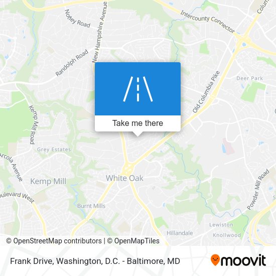 Frank Drive map