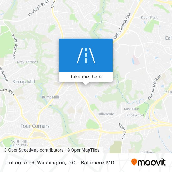 Fulton Road map