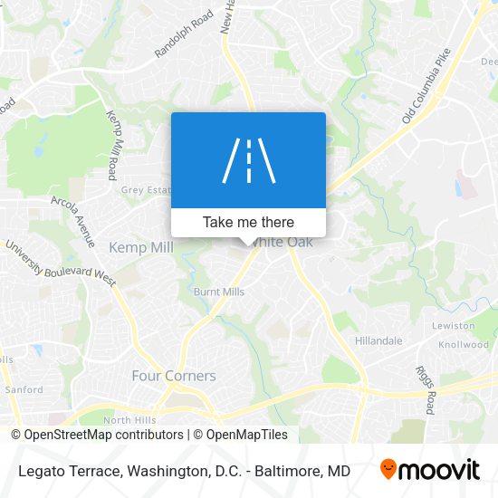 Legato Terrace map