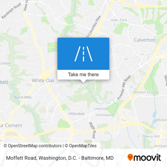 Moffett Road map
