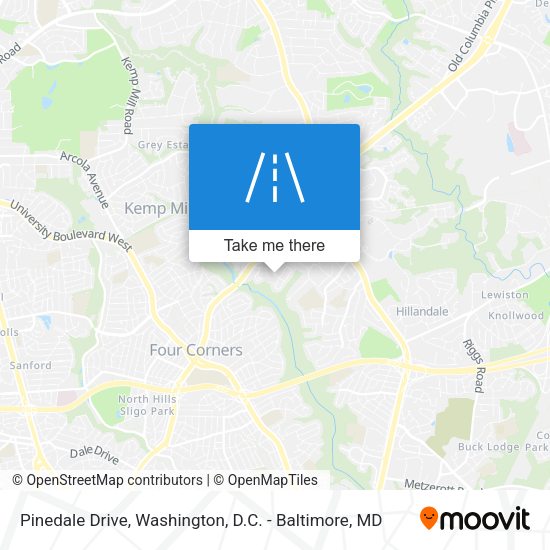 Mapa de Pinedale Drive