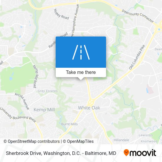 Mapa de Sherbrook Drive