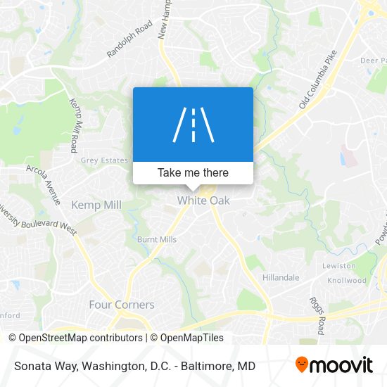 Sonata Way map