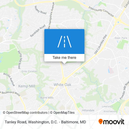 Mapa de Tanley Road