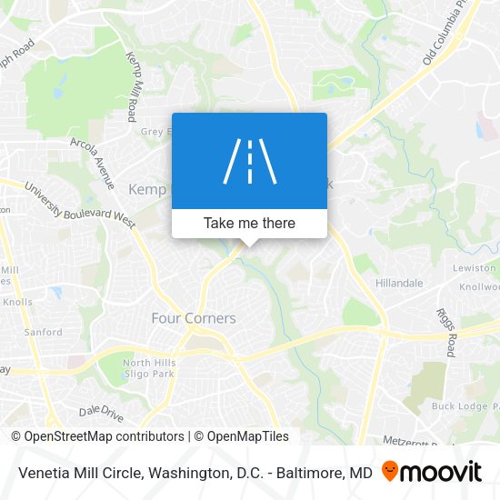 Mapa de Venetia Mill Circle