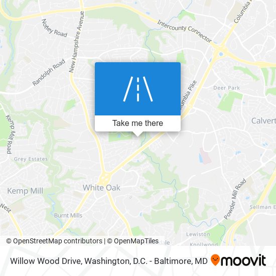 Willow Wood Drive map