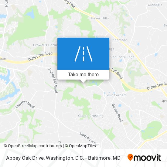 Mapa de Abbey Oak Drive