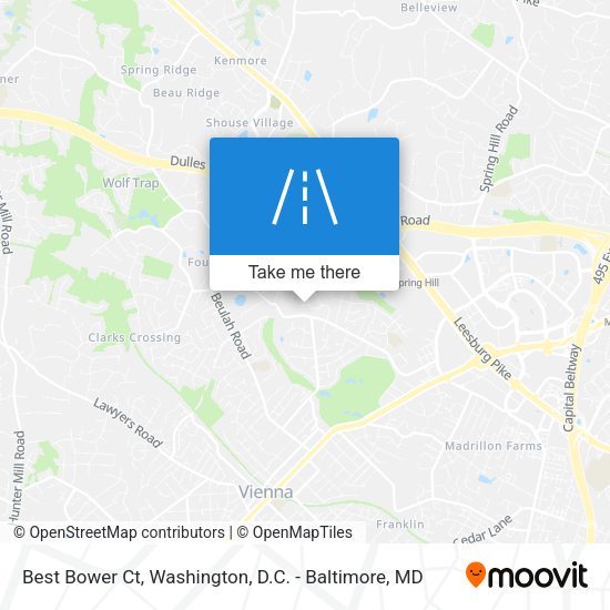 Mapa de Best Bower Ct