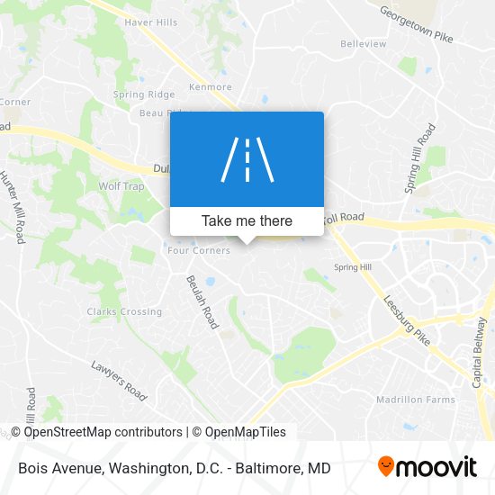 Mapa de Bois Avenue