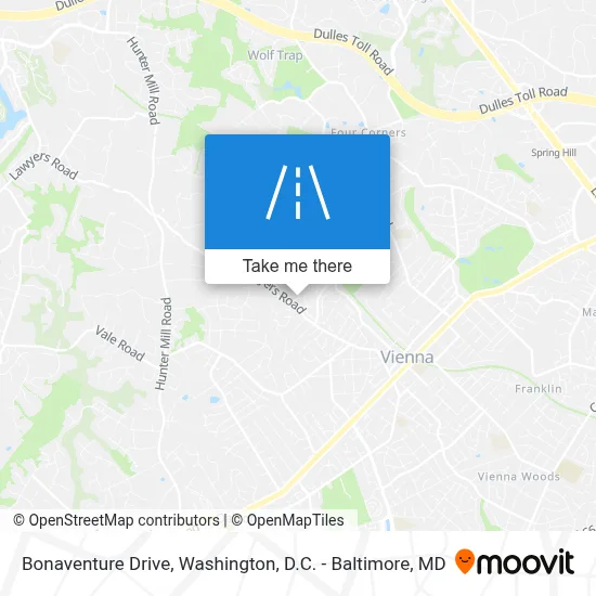 Bonaventure Drive map