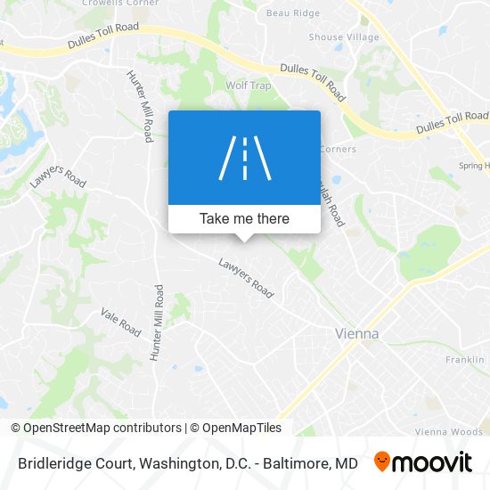 Bridleridge Court map