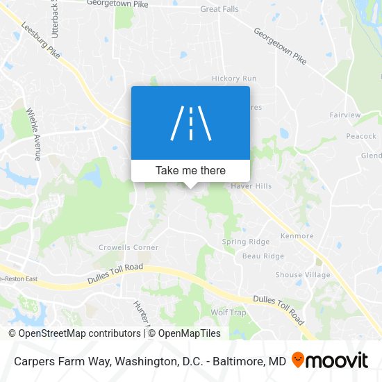 Mapa de Carpers Farm Way