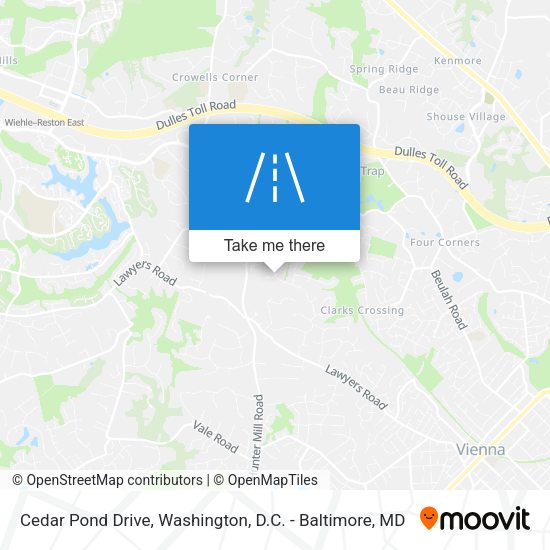 Mapa de Cedar Pond Drive