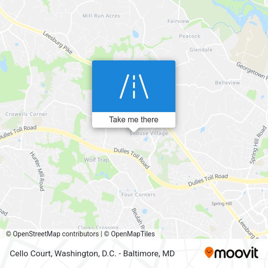 Cello Court map
