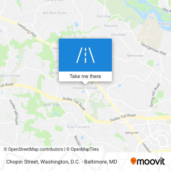 Chopin Street map
