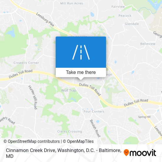 Cinnamon Creek Drive map