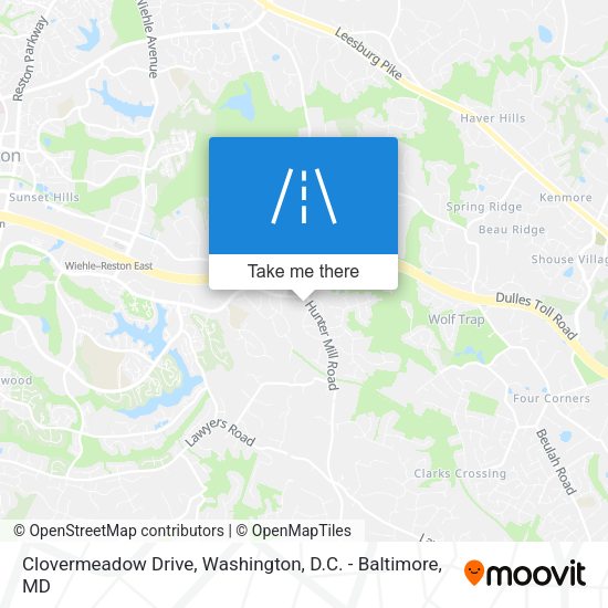 Clovermeadow Drive map