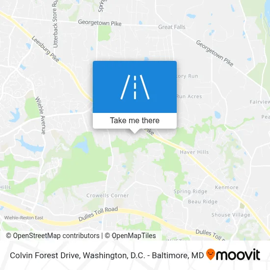 Colvin Forest Drive map