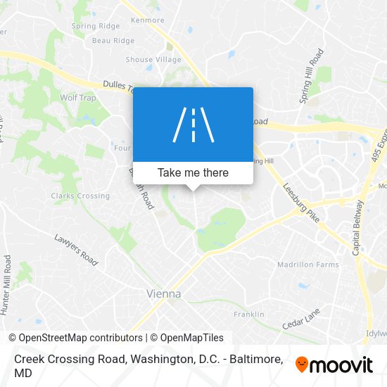 Mapa de Creek Crossing Road