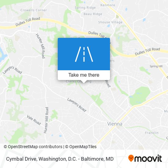 Cymbal Drive map