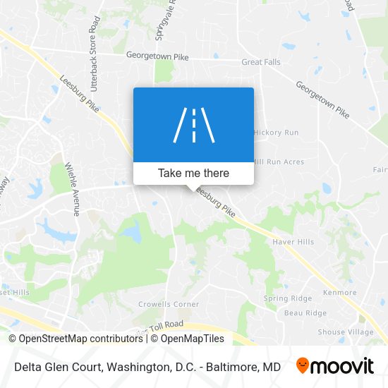 Mapa de Delta Glen Court