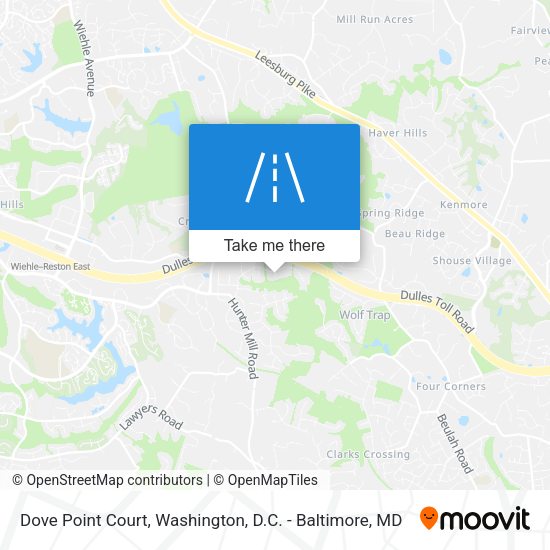 Dove Point Court map