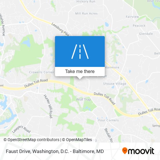 Faust Drive map