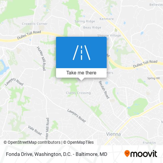 Fonda Drive map