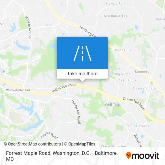 Forrest Maple Road map