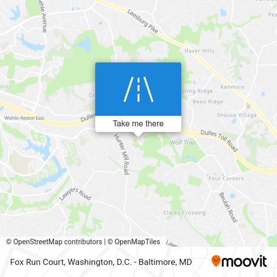 Fox Run Court map