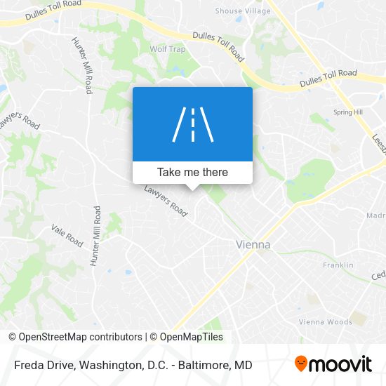 Freda Drive map