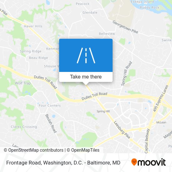 Frontage Road map