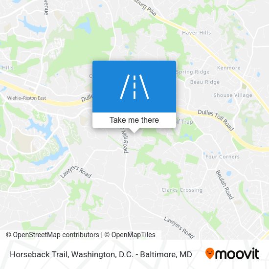 Horseback Trail map
