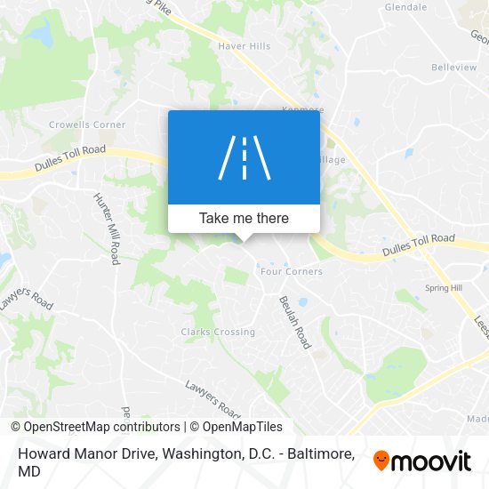 Mapa de Howard Manor Drive