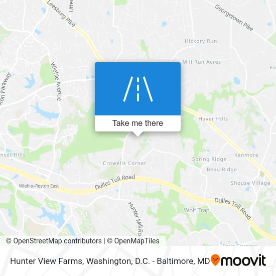 Hunter View Farms map